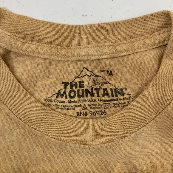 The Mountain Leopard Animal Graphic AOP Acid Wash Brown - Medium - Picture 4 of 6